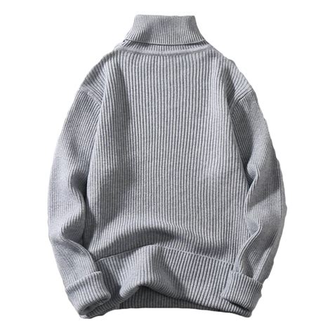 Mafytytpr Big And Tall Mens Sweaters Winter New Cashmere Warm Pullover Solid Color Knitwear