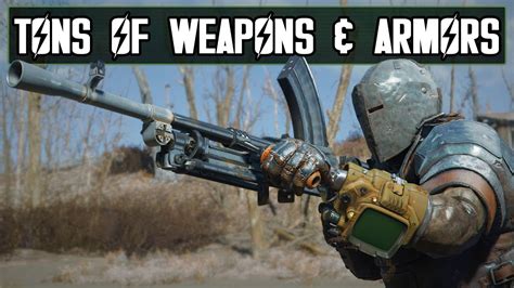 HUGE Lore Friendly Weapon Armor Pack Fallout 4 Mod YouTube