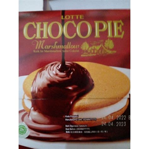 Jual Lotte Chocopie 28gr X 12pcs Shopee Indonesia