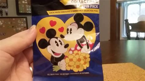 Opening Disney Couples Mystery Pin Pouch Blind Bag Youtube