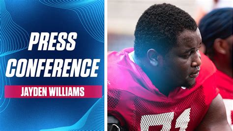 Presser Jayden Williams Fall Camp Youtube