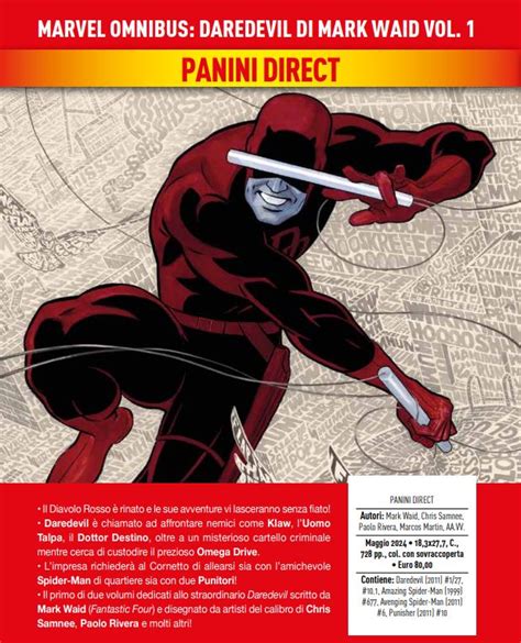 Daredevil Di Mark Waid Vol Marvel Omnibus Panini Comics