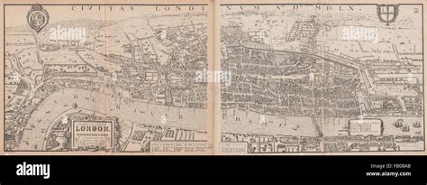 Agas Map Of London 1560 Hi Res Stock Photography And Images Alamy