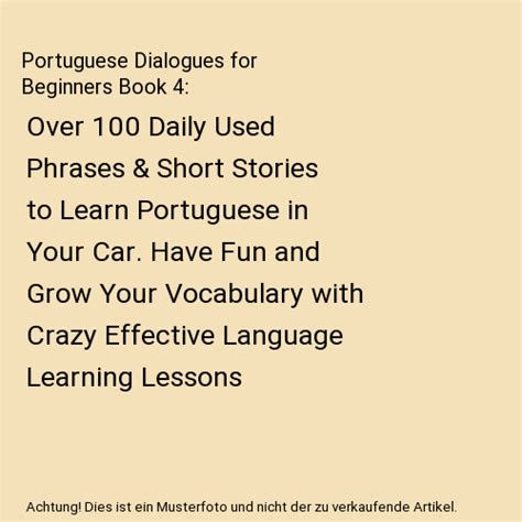 Portuguese Dialogues For Beginners Book Over Daily Used Phrases