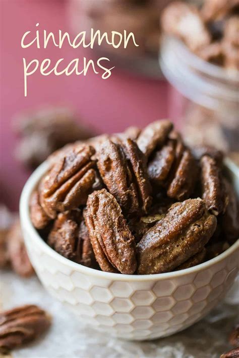 Cinnamon Pecans - Baking A Moment