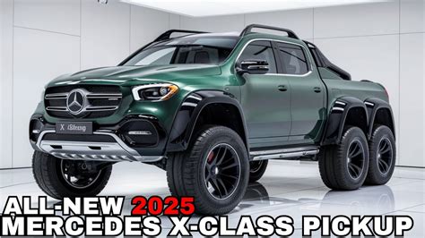 Mercedes X Class Pickup 2025 Revelado 6 Rodas Pickup Mais Poderosa Autoia