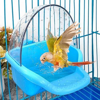 Boîte de Bain d oiseau Jouet de Bain d oiseau Suspendu Perruche