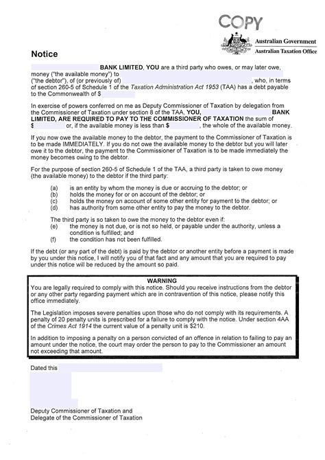 971 notice issued future date 7