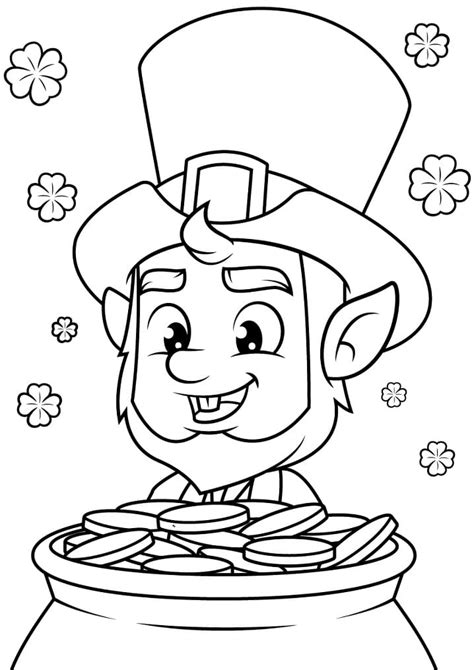 Leprechaun Free Printable Coloring Page - Free Printable Coloring Pages for Kids