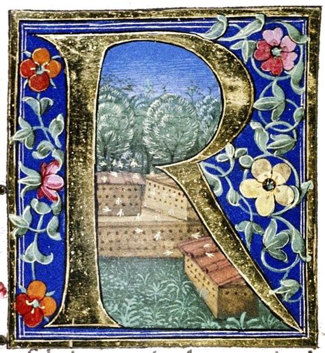 Illuminated Letters Illuminated Manuscript Illustrated Manuscript