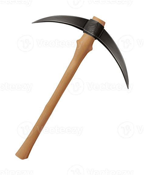 pickaxe isolated  transparent background  png