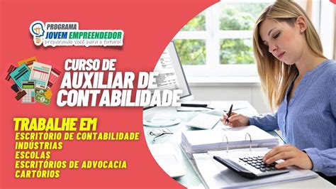 Curso Auxiliar De Contabilidade Portal Jovem Empreendedor Youtube