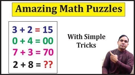 Math Puzzles With Answers Mathematics Brain Teasers Common Sense IQ