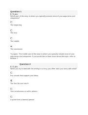 107568 A8 Module 7 Mastery Exercise 2 Docx Question 1 0 1 Pts