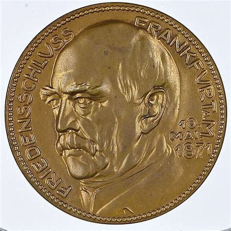 Germany Deutschland Karl Goetz Medaille Bronzemedaille Bronze