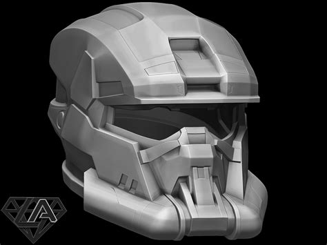 STL file Halo EOD Helmet 😇・Model to download and 3D print・Cults