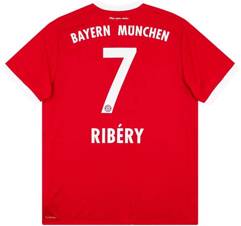 2017 18 Bayern Munich Home Shirt Ribéry 7 NEW L