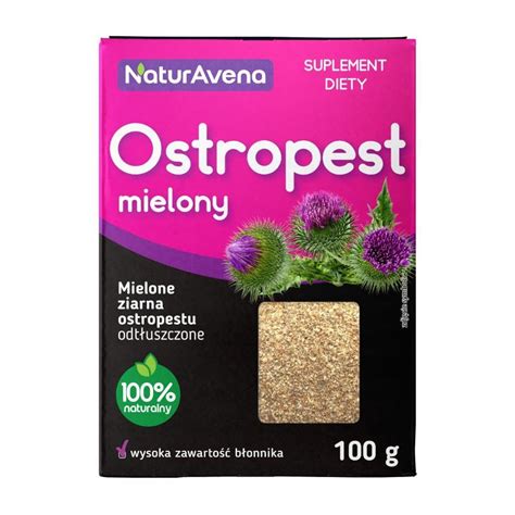 Ostropest mielony odtłuszczony 100g NaturAvena