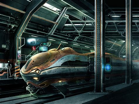 Sci-fi Art: Subway Concept - 2D Digital, Concept art, Sci-fiCoolvibe ...