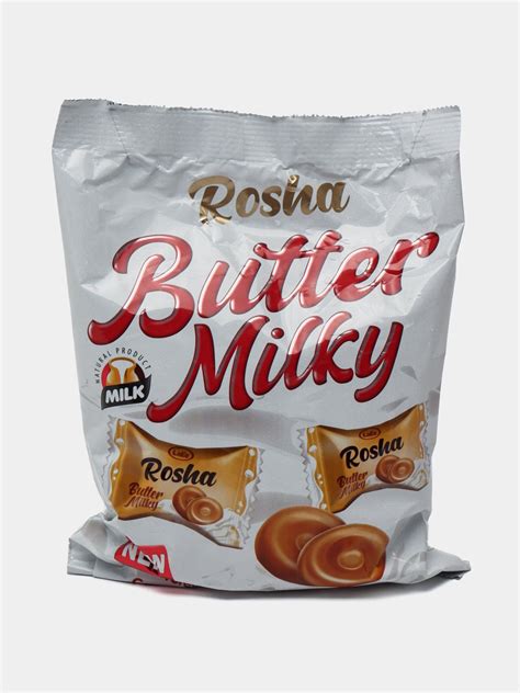 Купить Конфеты Rosha Butter Milky сливочно-молочные, карамельные за ...