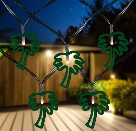 10-Count LED Palm Tree Fairy Lights - Warm White | Christmas Central