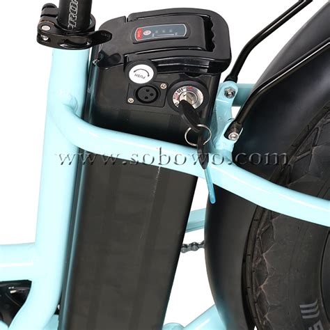 Step Thru Fat Tire Electric Cruiser Bike Sobowo E Bikes