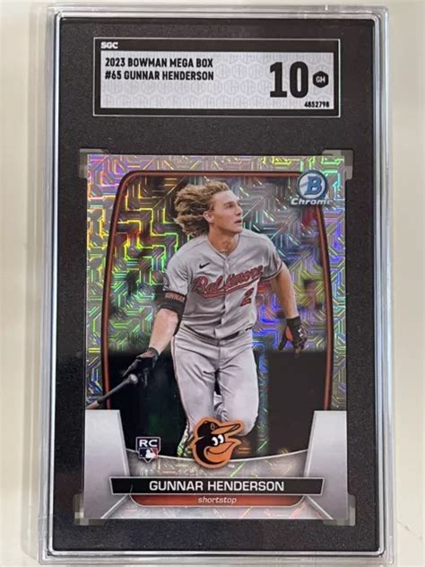 Gunnar Henderson Sgc Bowman Cromato Mega Box Mojo Rc Rookie