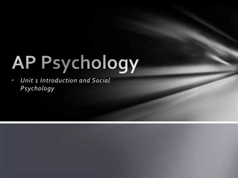 Ppt Ap Psychology Powerpoint Presentation Free Download Id2587547