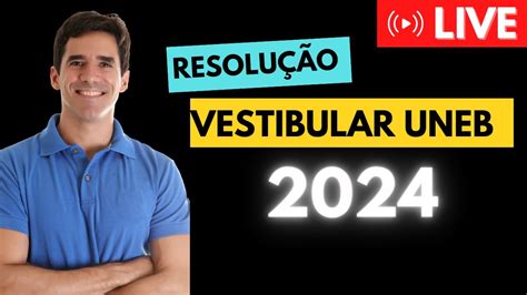 Vestibular Uneb Resolvendo A Prova Youtube