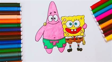 طريقه رسم سبونج بوب وبسيط Spongebob Squarepants Youtube