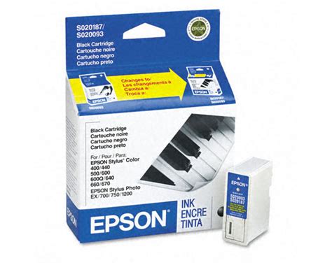 Epson Stylus Color 600 Black Ink Cartridge 540 Pages