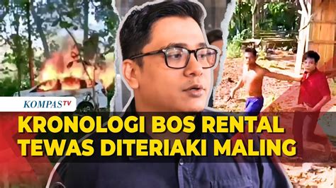 Kronologi Bos Rental Tewas Dihajar Massa Usai Dikira Maling Saat Hendak