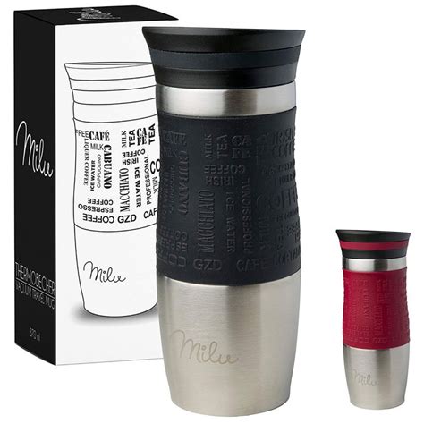 Milu Thermobecher Ml Ml Isolierbecher Kaffeebecher To Go