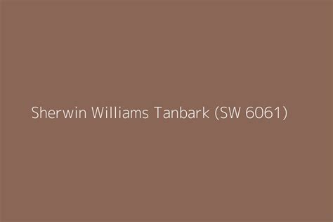 Sherwin Williams Tanbark Sw 6061 Color Hex Code