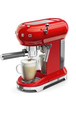 Expresso Smeg Ecf Rdeu Rouge Darty