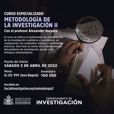 Metodolog A De La Investigaci N Ii Instituto De Investigaci N Social