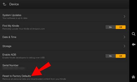 How To Reset Your Kindle Fire Tablet Geekflare