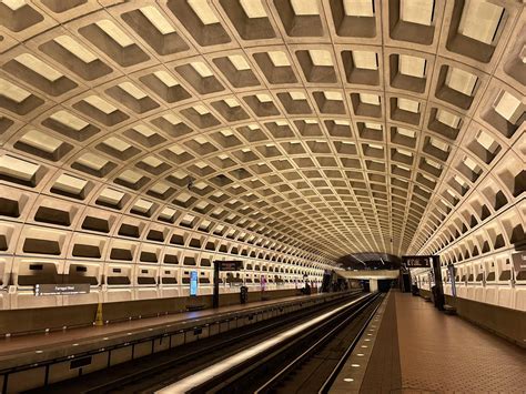 A Brutalist Farragut West Station In Washington Dc Rbrutalism