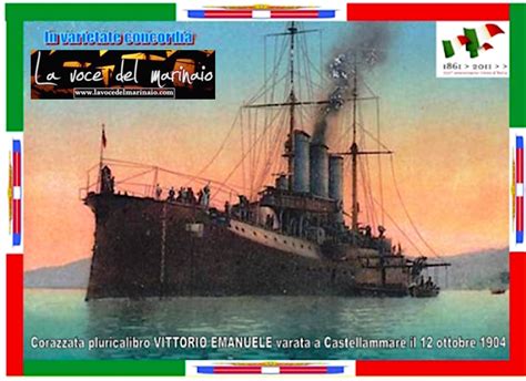 12 10 1904 Cerimonia Del Varo Regia Nave Vittorio Emanuele La Voce