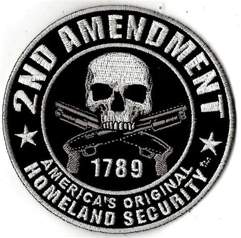 2nd AMENDMENT AMERICA S ORIGINAL HOMELAND SECURITY MILITARY PATCH EBay