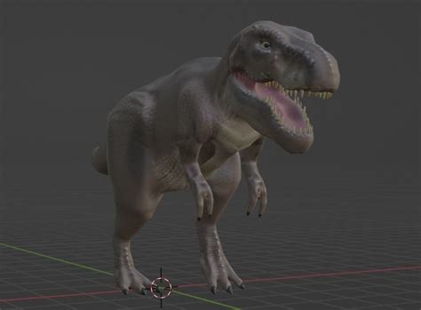 3d Model Tyrannosaurus Rex Low Poly Textured And Rigged Vr Ar Low Poly Cgtrader