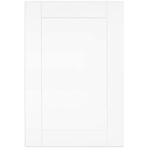 Eurostyle Oxford Shaker Cabinet Door In Matte White 21 Inch X 30