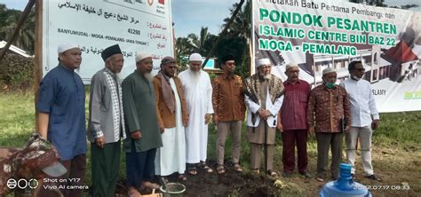 Peletakan Batu Pertama Pembangunan Pondok Pesantren Islamic Center Bin