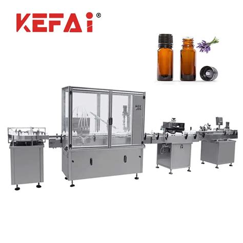 Kefai Fully Automatic Essential Oil Production Line Bottle Filling