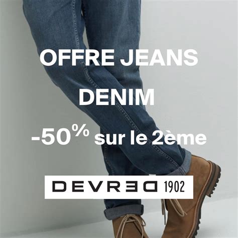 Devred 50 sur le 2ème Jeans La Colleraye