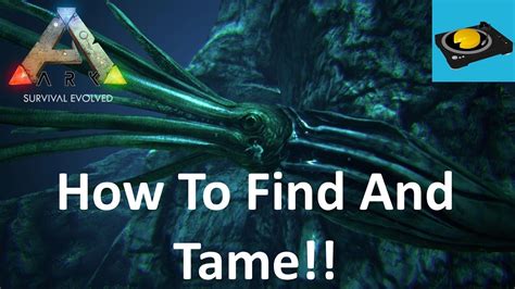 How To Find And Tame The Tusoteuthis In Ark Youtube