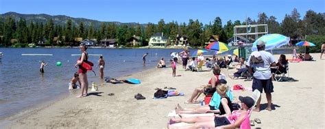 Summer Big Bear Swimming