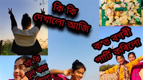 মই কি ভুল কাম কৰিলো।। আজি আমি কʼত বগৰী পাৰ্টি কৰিলো।।‌কি কি দেখালো।।