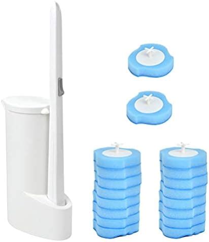 Foccts Disposable Toilet Brush Holder Set Disposable Toilet Cleaning