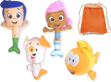 Bubble Guppies Gil Molly Mr Grouper And Bubble Puppy Plush Doll Set